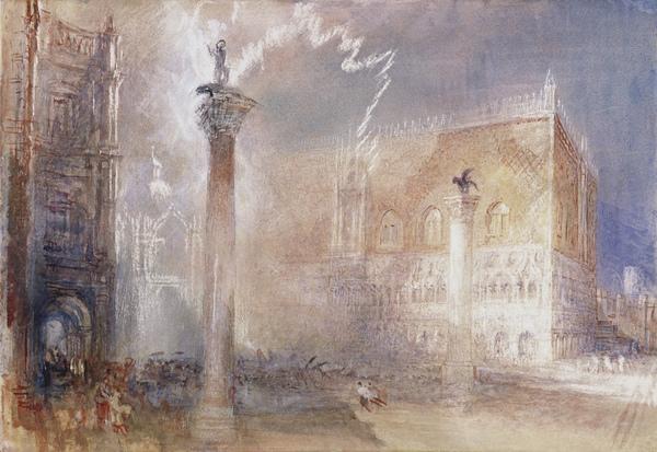 The Piazzetta, Venice (1840)