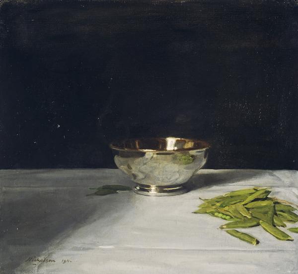The Lustre Bowl with Green Peas (1911)
